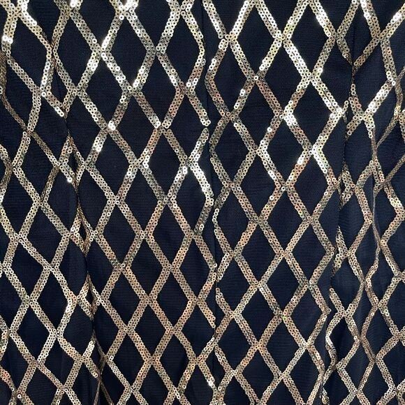 Black Sequin Mini Dress - Picture 9 of 10